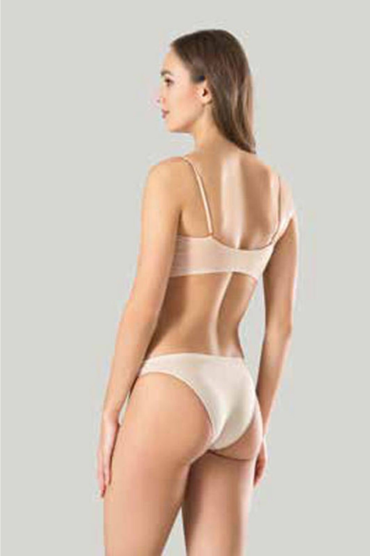 İnce Askılı Pedli Modal Büstiyer Miss Fit 11266 - Ten