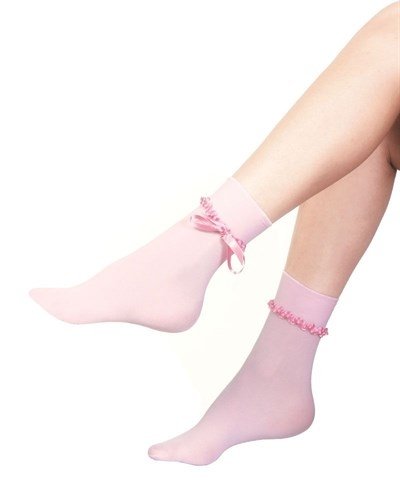 ITALIANA Düşük Denye Yüksek Bel Soket Çorap ITALIANA 1668