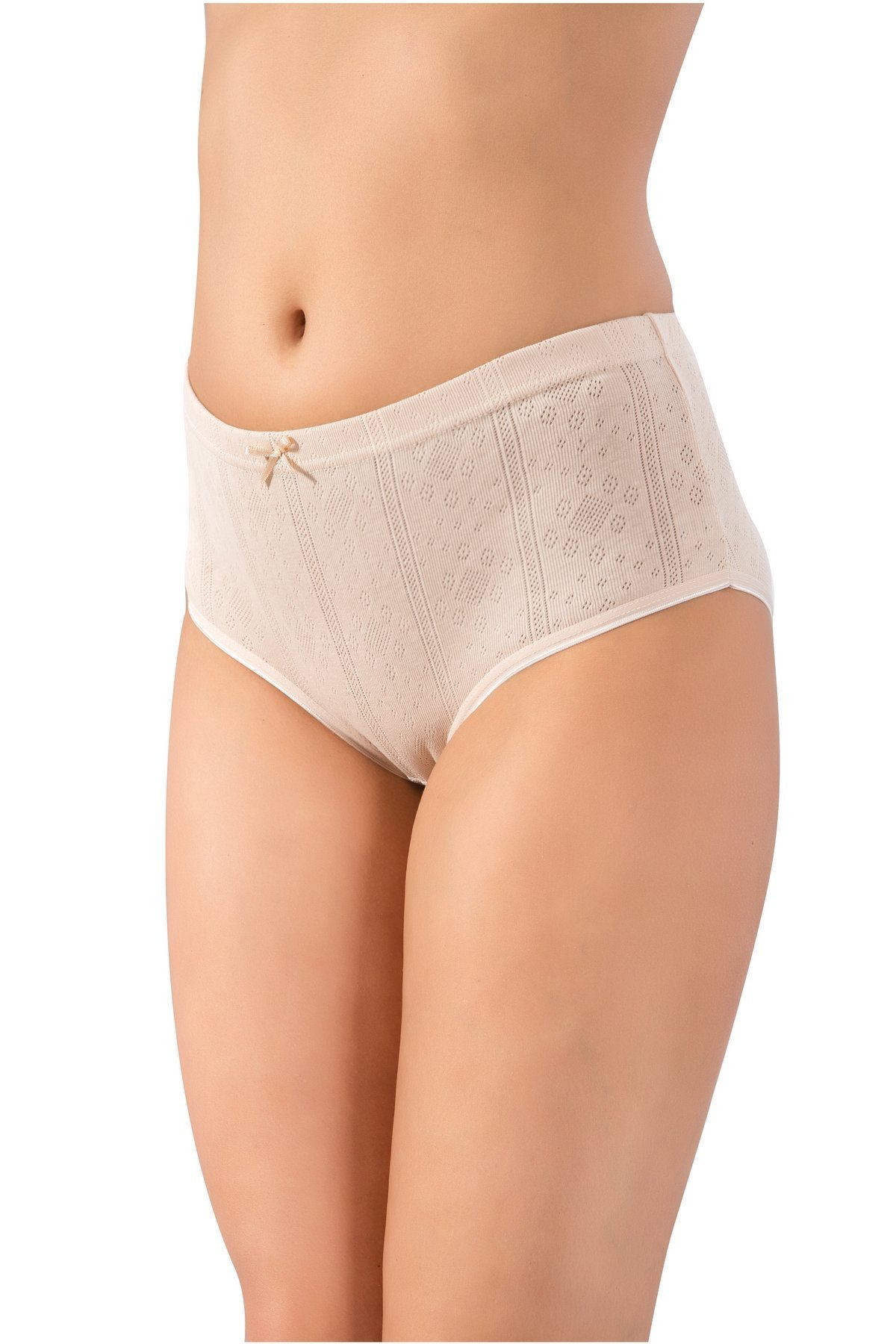 Lüx DRM Yüksek Bel Destekli Jakarlı Bayan Bato Külot Lüx DRM 095 - Görsel 2