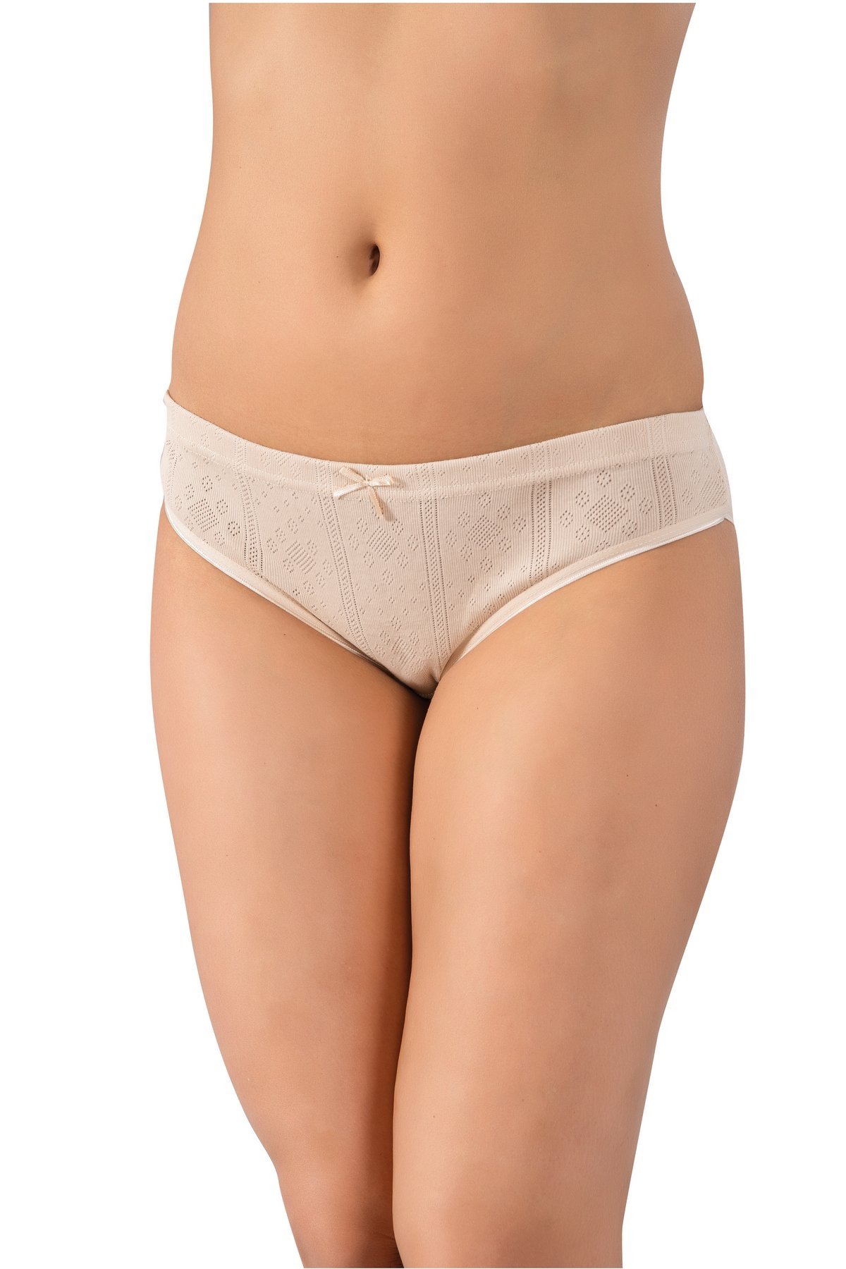 Lüx DRM Yüksek Pamuk Oranı Dikişli Bikini Külot Lüx DRM 099