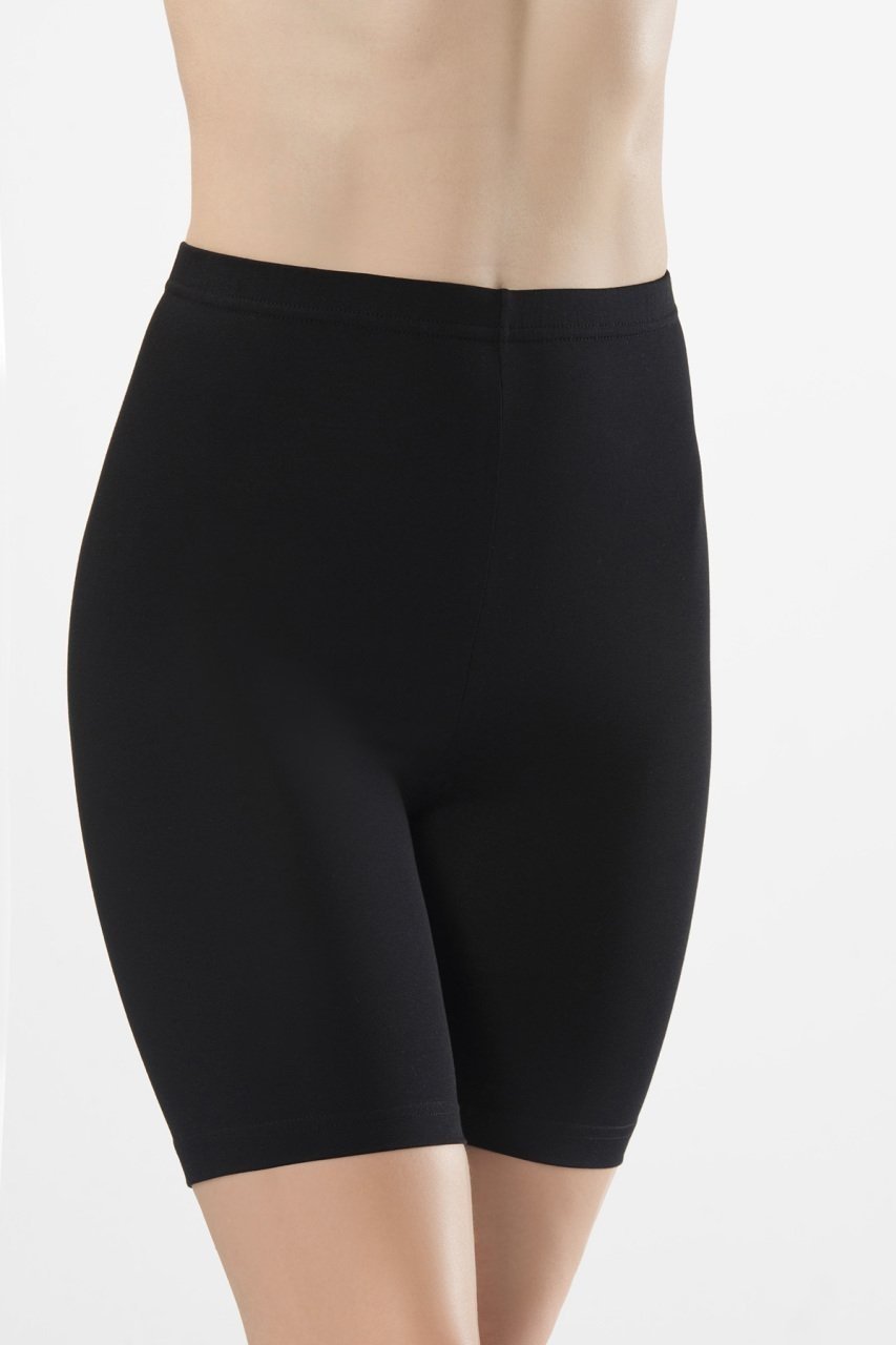 Yüksek Bel Esnek Kapri Tayt Türen 239 - Siyah