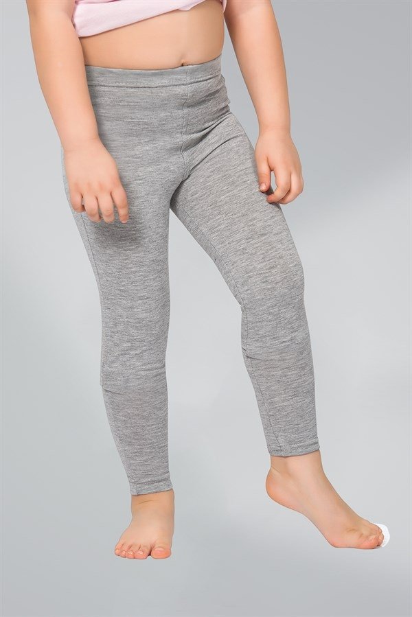 Namaldı Pamuklu Elastan Kız Çocuk Uzun Tayt Namaldi 455 - Görsel 2