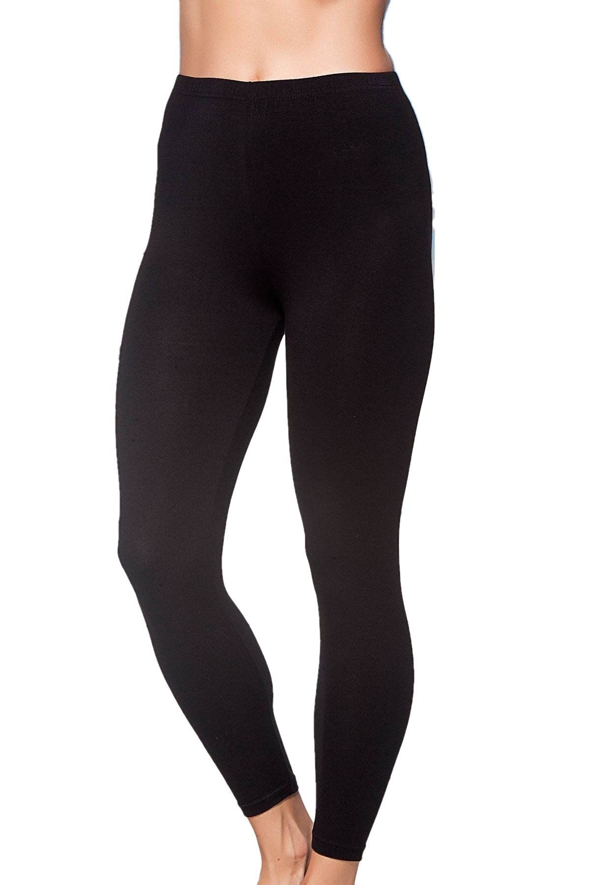 Pamuklu Yüksek Bel Likralı Tayt Lady 1031 - Görsel