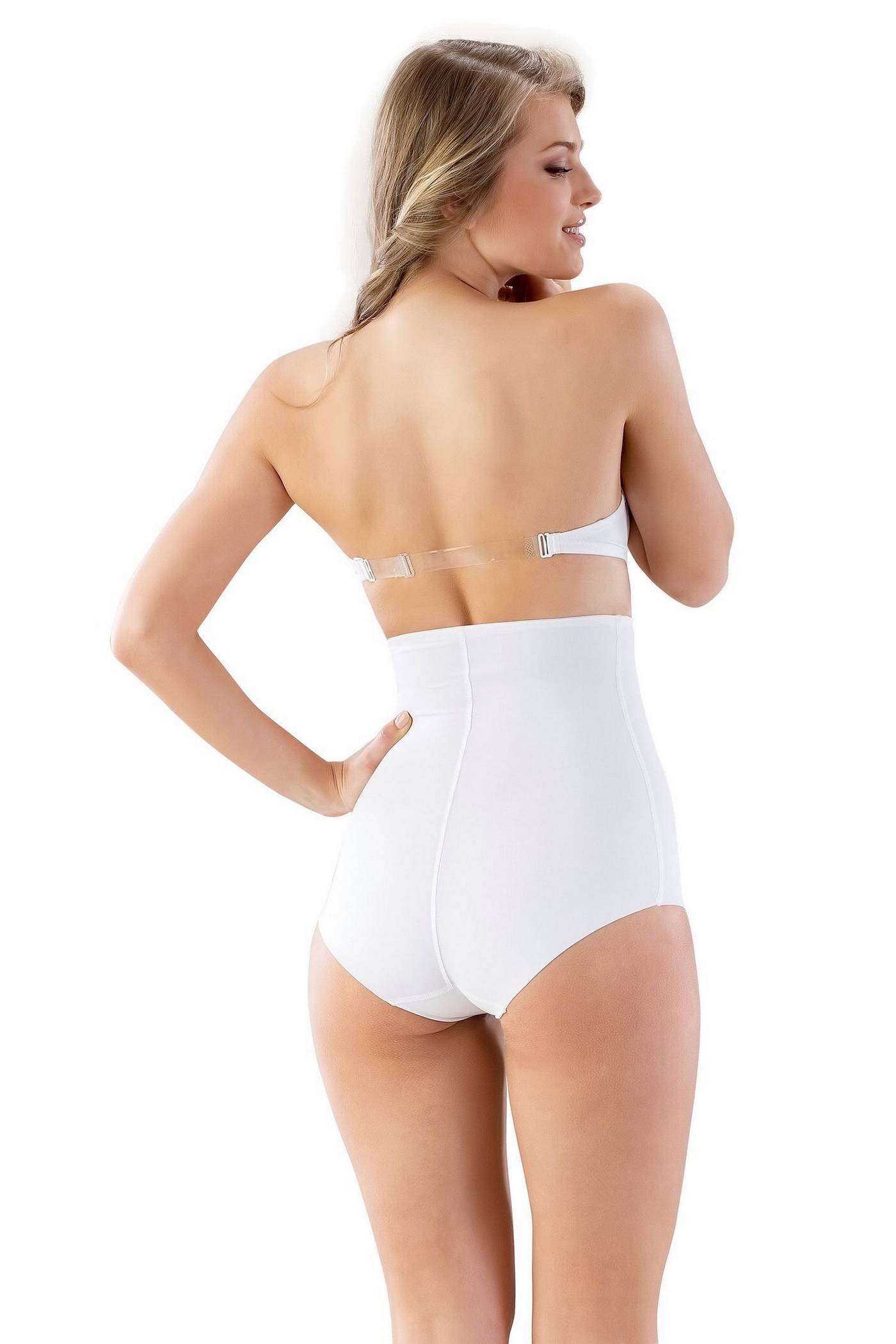 Dikişsiz Kademeli Kompresyon Slip Korse Emay 2813 - Beyaz