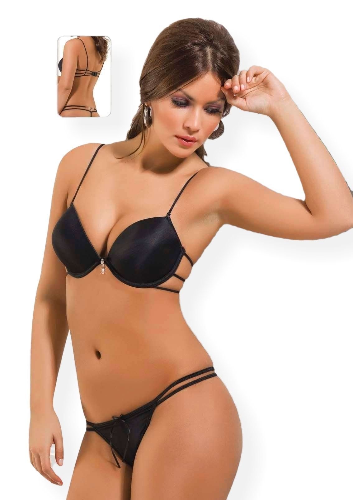 Le Jardin Dantel Detaylı Destekli Sütyen String Takım Le Jardin 6950 - Görsel 12