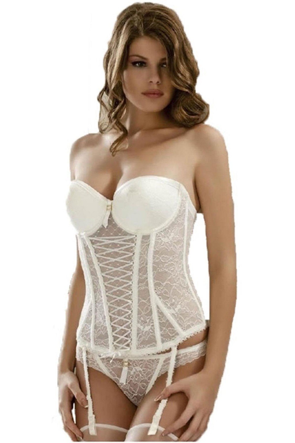 Ayarlanabilir Klipsli Jartiyer Takım Le Jardin 5800 - Beyaz