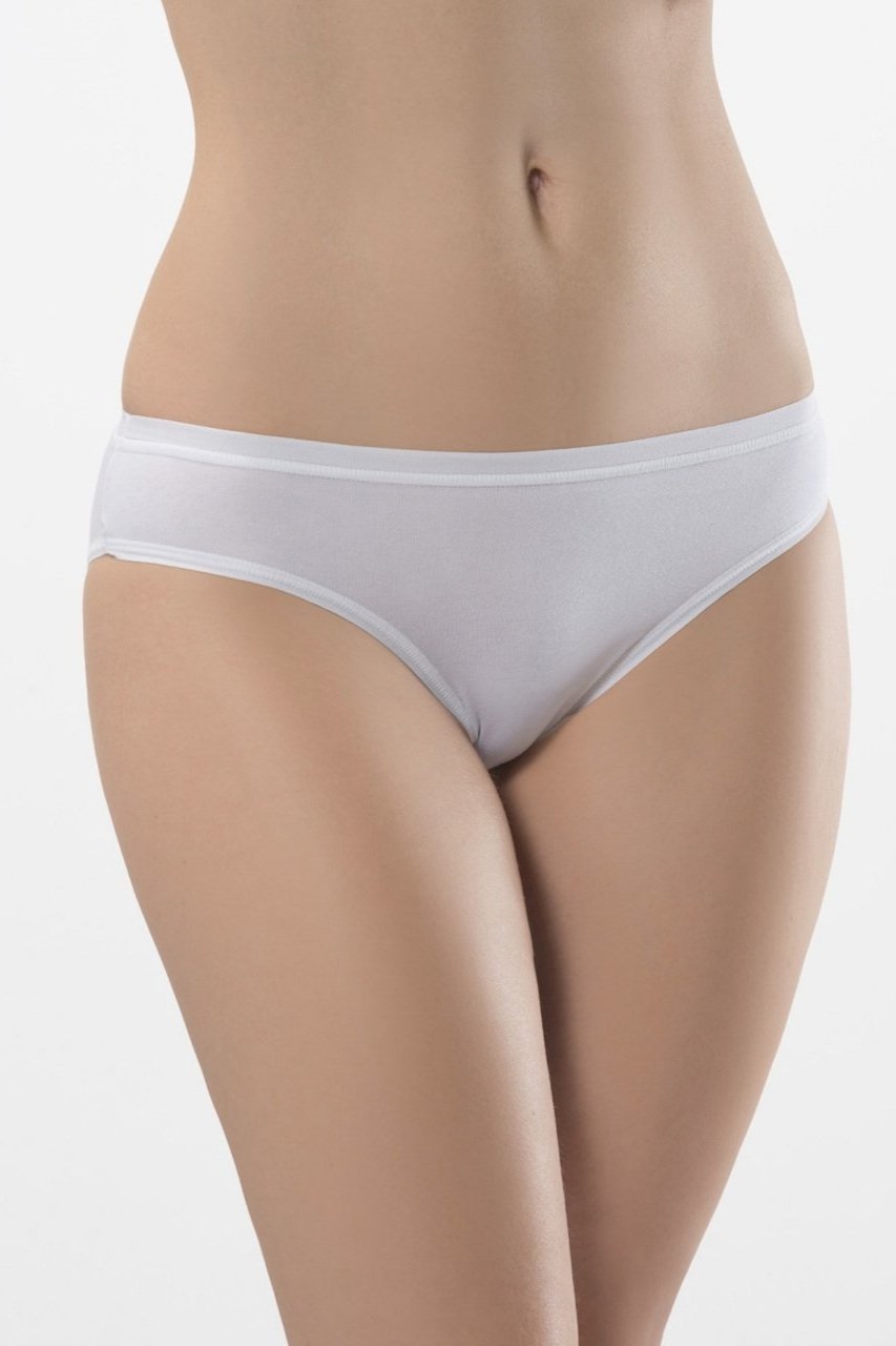 Likralı Pamuklu Bikini Külot 2'li Paket Türen 230 - Beyaz