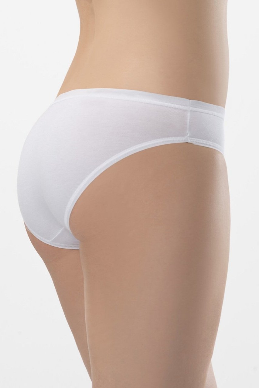 Likralı Pamuklu Bikini Külot 2'li Paket Türen 230 - Beyaz