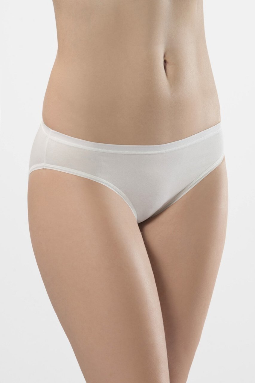 Yüksek Pamuk Oranı Likralı Bikini Külot Türen 230 - Krem