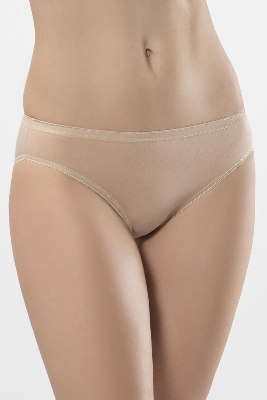 Yüksek Pamuk Oranı Likralı Bikini Külot Türen 230 - Ten