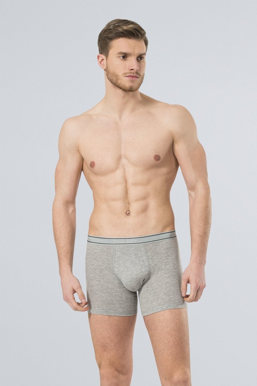 Likralı Esnek Bel Boxer Türen 174 - Gri