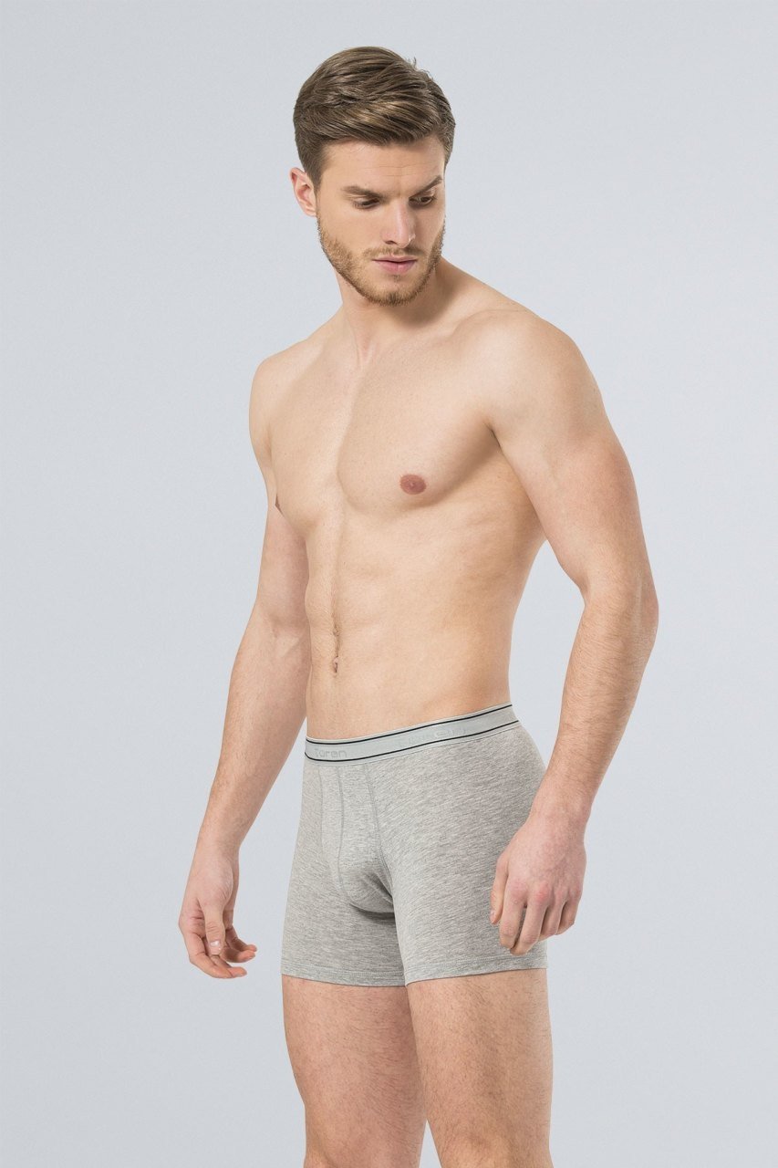 Likralı Esnek Bel Boxer Türen 174 - Gri