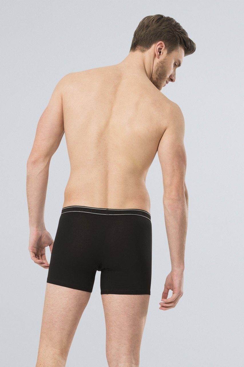 Likralı Esnek Bel Lastiği Boxer Türen 174 - Siyah