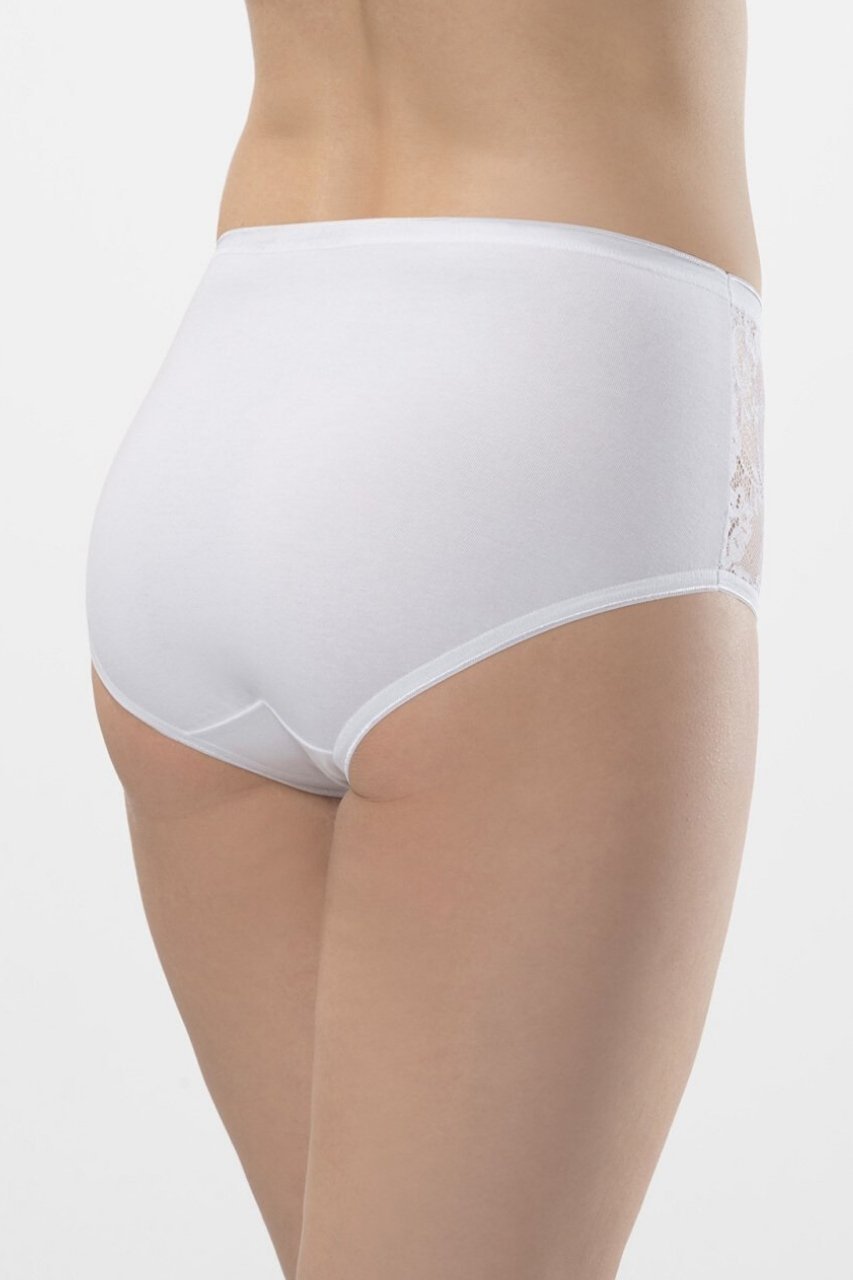 İp Detaylı Dantelli String Külot Beyaz Türen 282 - Beyaz