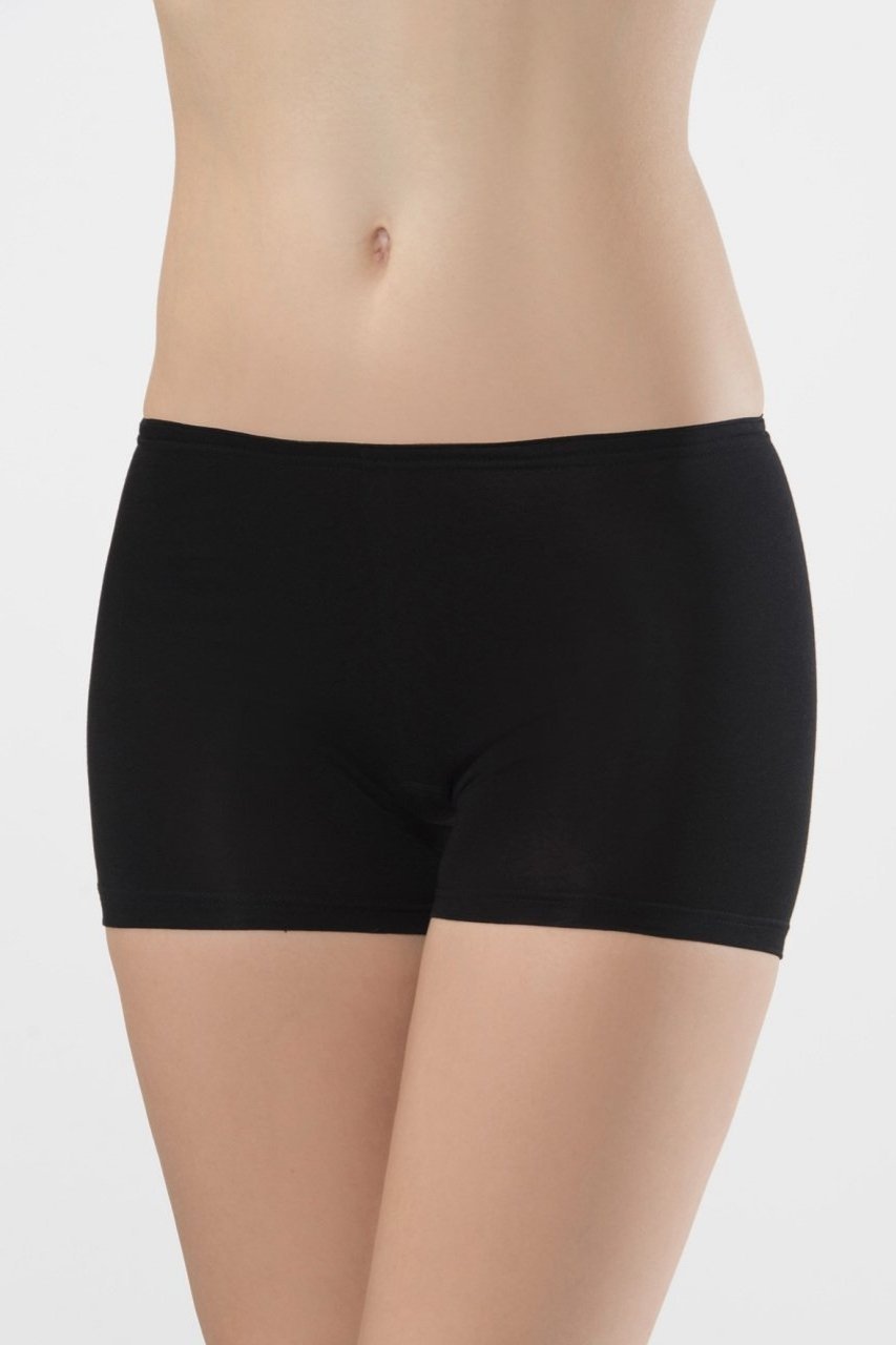Likralı Uzun Paça Kadın Boxer Türen 979 - Siyah