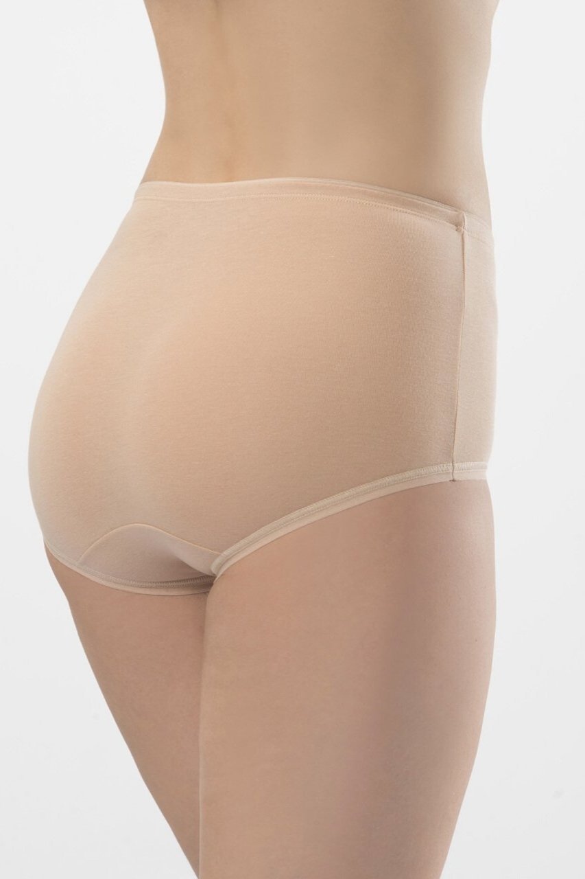 Yüksek Bel Likralı Külot 2'li Paket Türen 281 - Ten