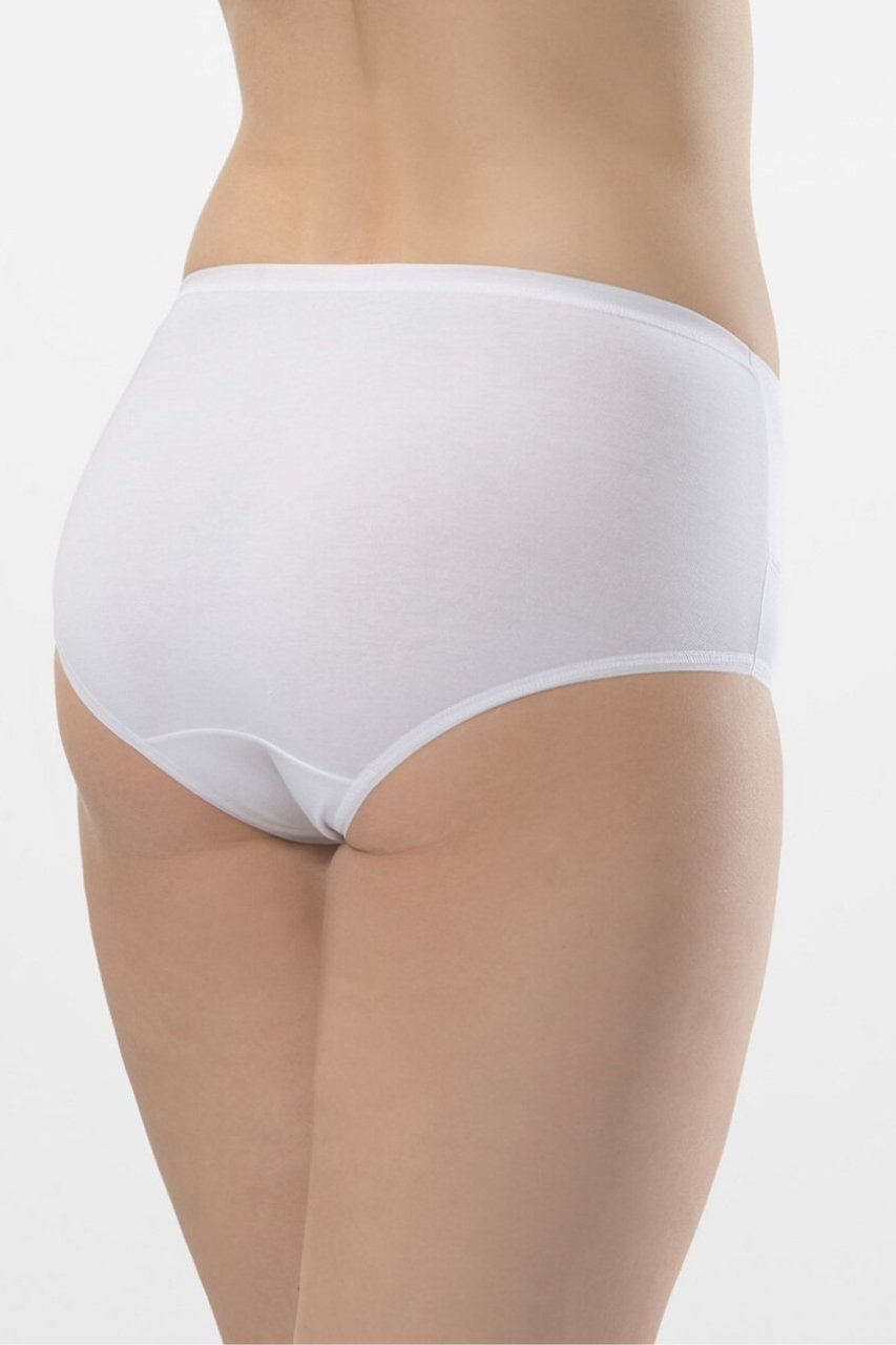 Yüksek Bel Esnek Külot 2'li Paket Türen 964 - Beyaz