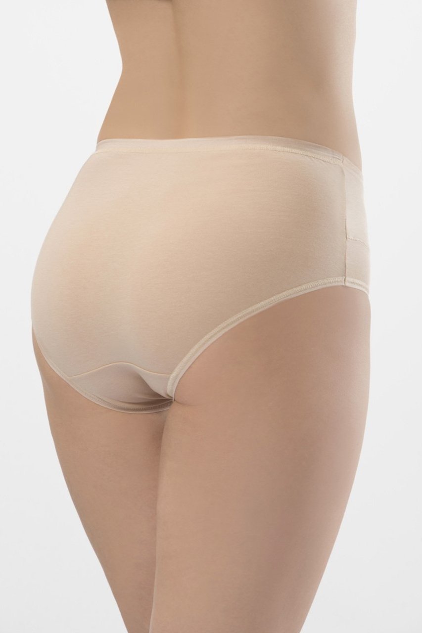 Yüksek Bel Destekli Likralı Külot  Türen 964 - Ten