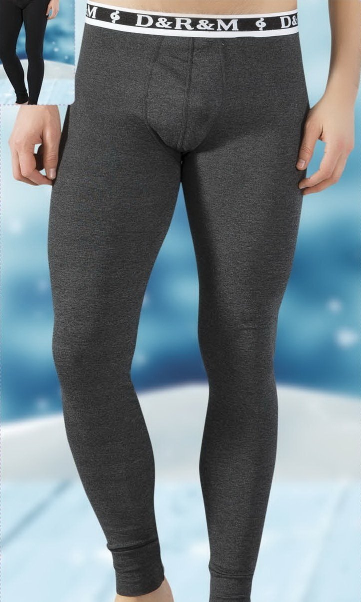 Pamuklu Likralı Termal Erkek İçlik Lüx DRM 912 - Antrasit