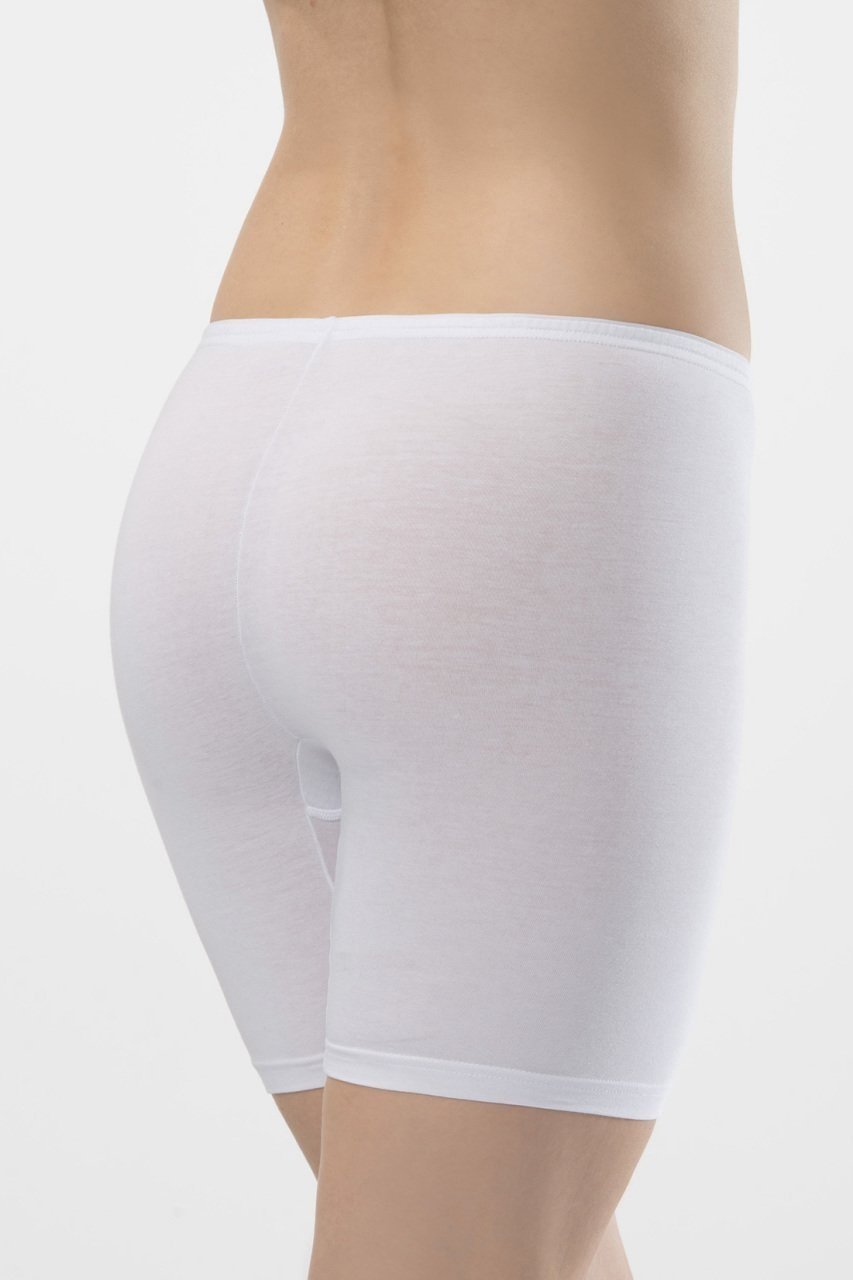 Likralı Uzun Paça Kadın Boxer Türen 980 - Beyaz