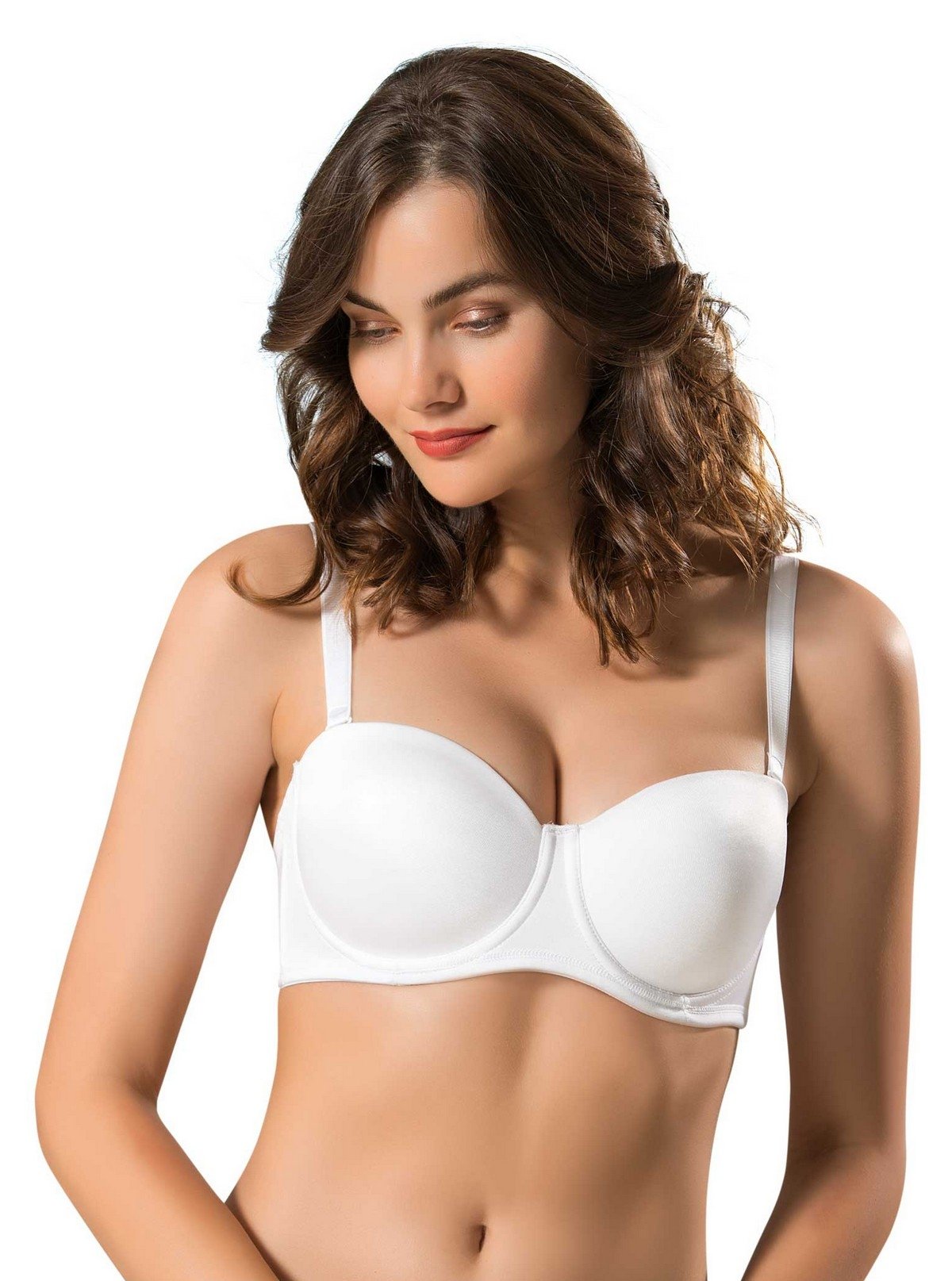 Dantel Detaylı Soft Cup Sütyen Le Jardin 9300 - Beyaz