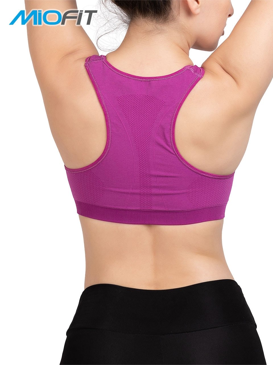 MioFit Macrophylla Seamless Spor Sütyeni - Deep Magenta