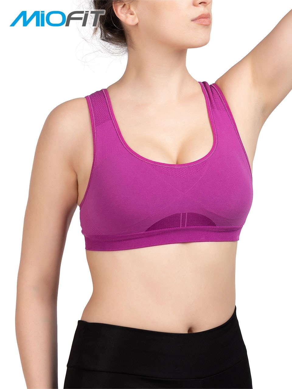 MioFit Macrophylla Seamless Spor Sütyeni - Deep Magenta