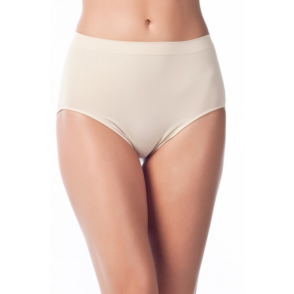 Yüksek Bel Dikişsiz Külot Poliamid Elastan Miss Fit 1008 - Ten