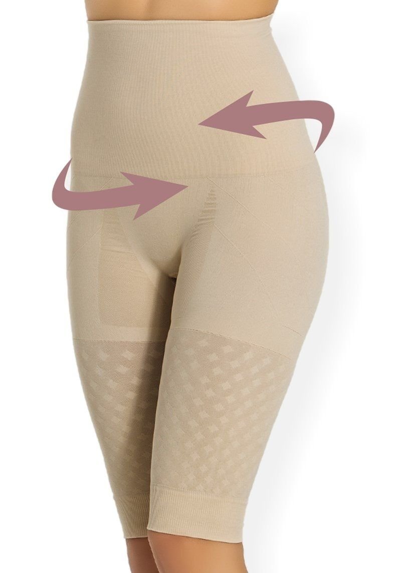 Çift Kat Yüksek Bel Korse Miss Fit 1228 - Ten