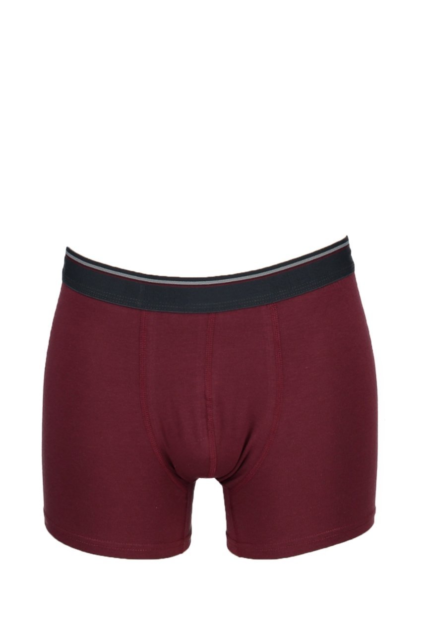 Modal Elastan Yumuşak Boxer NBB 735 - Bordo