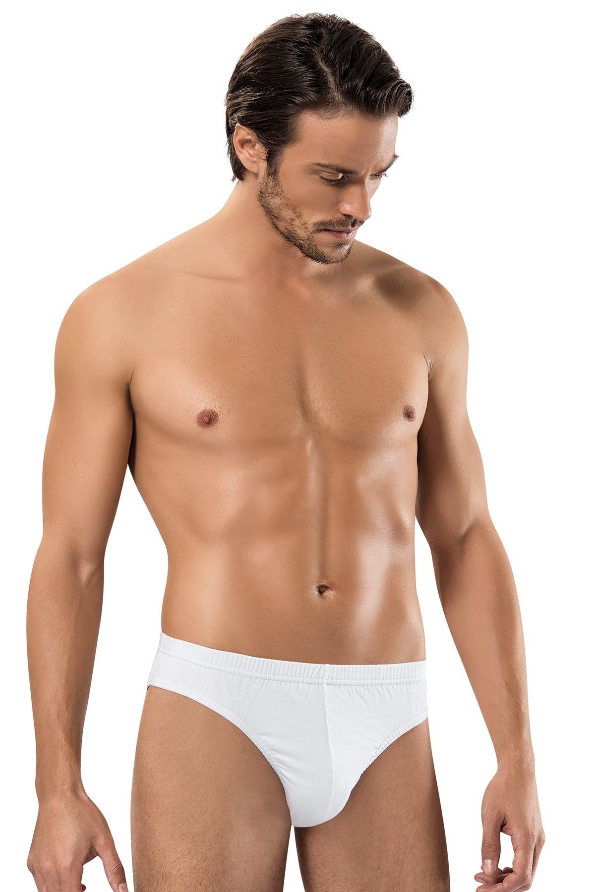 Esnek Pamuk Modal Erkek Slip Erdem 1554 - Beyaz