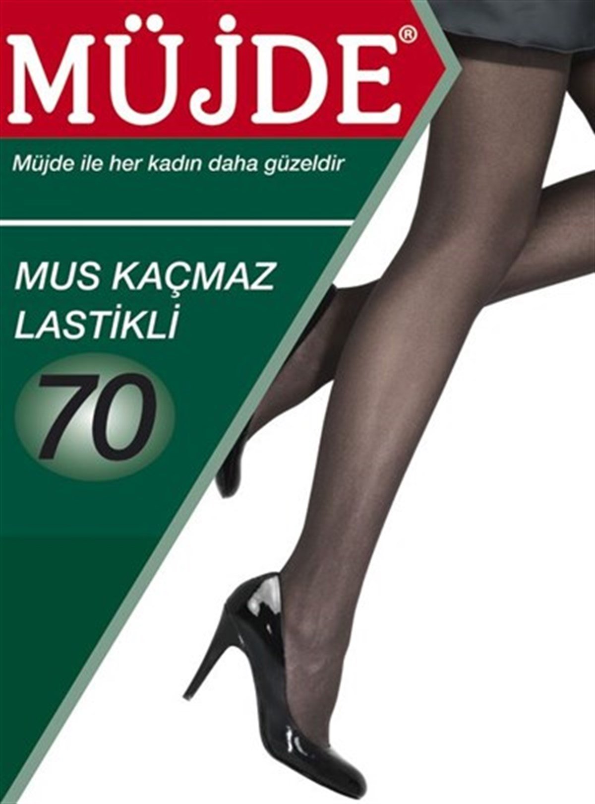 Kalın Dizüstü Çorap Lastikli Kahve Soğan Müjde 0055 - Siyah (500)