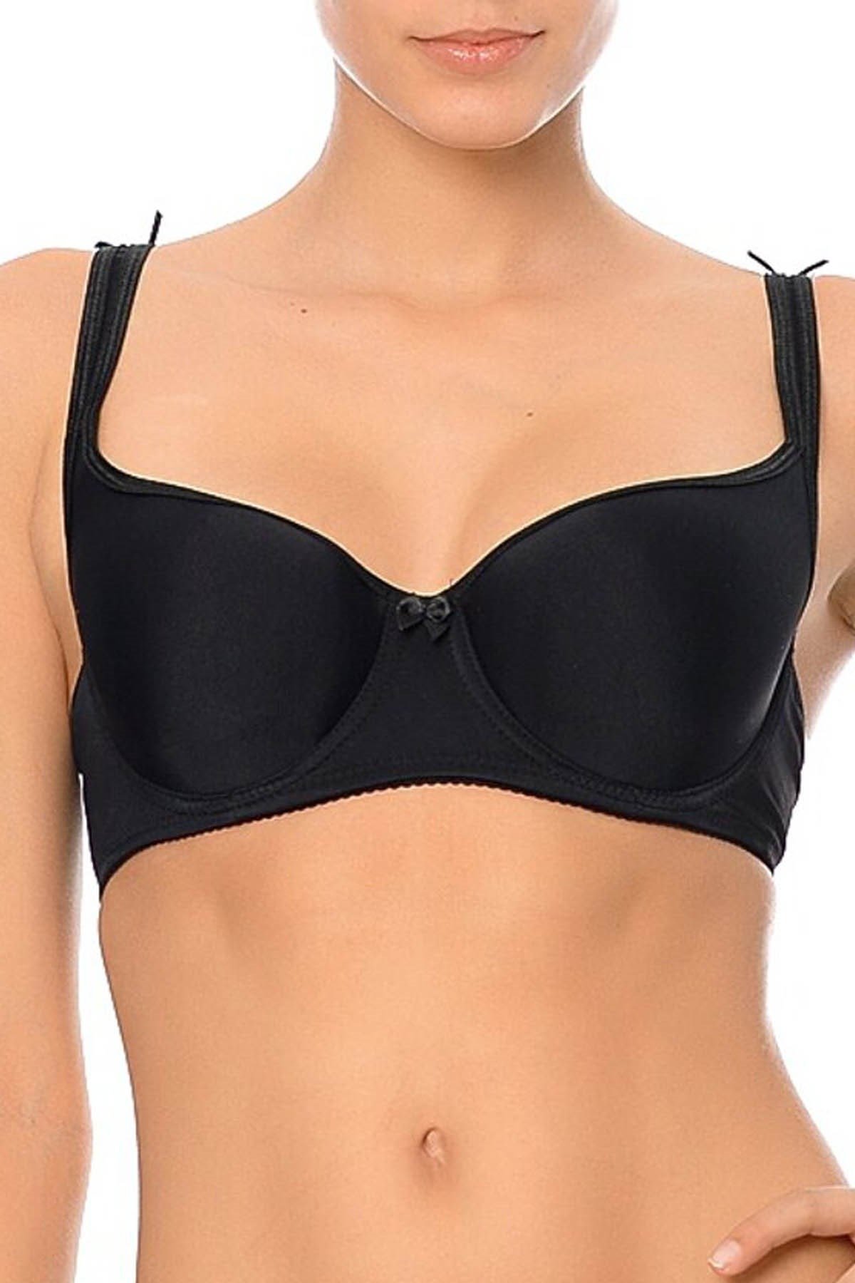 Dantel Detaylı Toparlayıcı Sütyen NBB 3613 - Siyah