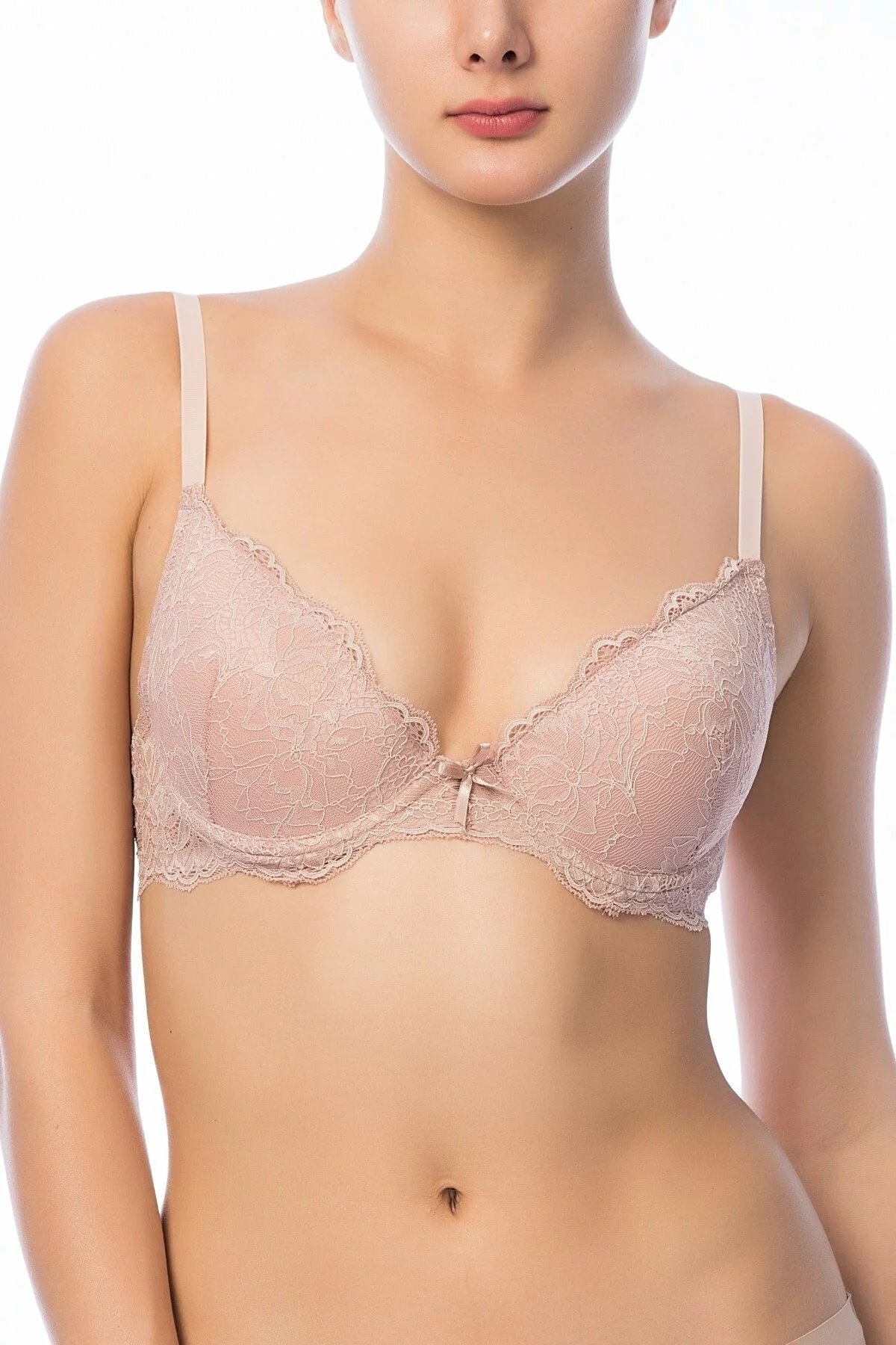 Hafif Destekli Sütyen Taş NBB 3656 - Açık Vizon