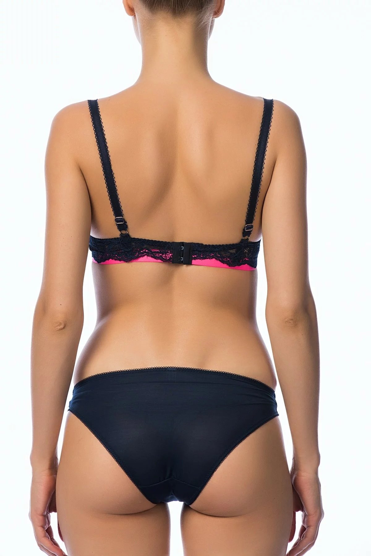 NBB Dantelli Astar Kaplı Sütyen Külot Takımı NBB 4386 - Görsel 2