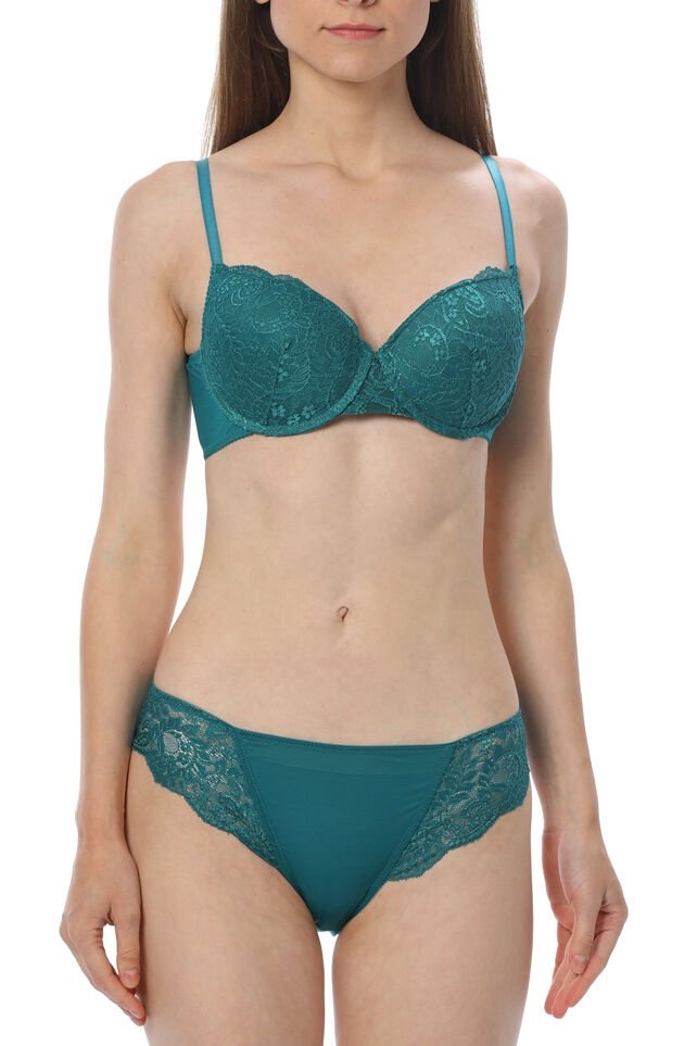 NBB Dantel Detaylı Destekli Sütyen Külot Takımı NBB 4493 - Görsel 8