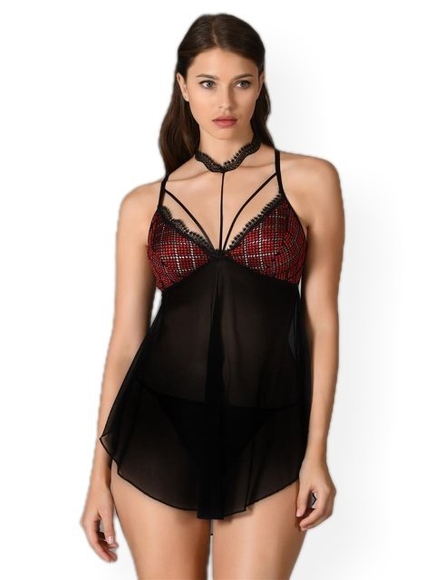 NBB Şeffaf Dantel Tek Parça Body NBB 3320