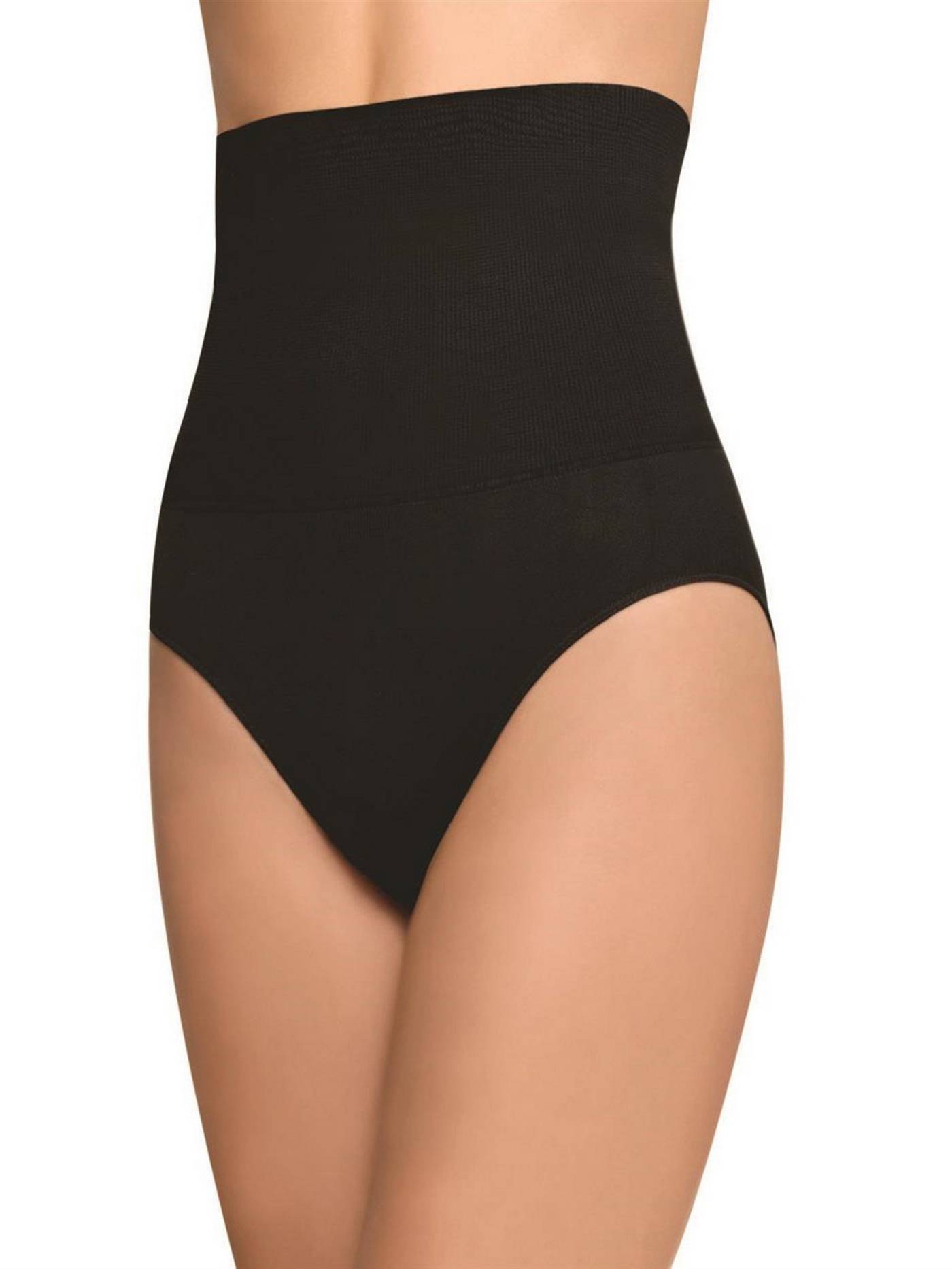 Toparlayıcı Silikonlu String Korse NBB 2466 - Siyah