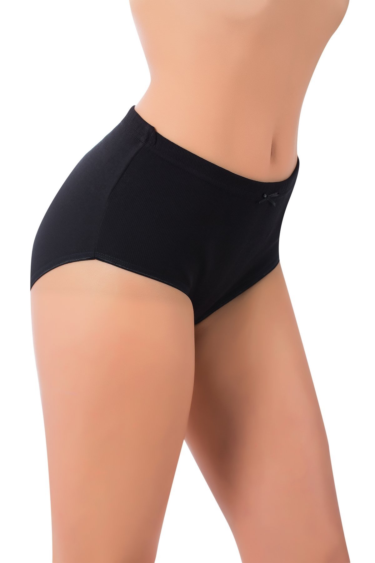 Yüksek Bel Destekli Bato Külot Lüx DRM 343 - Siyah