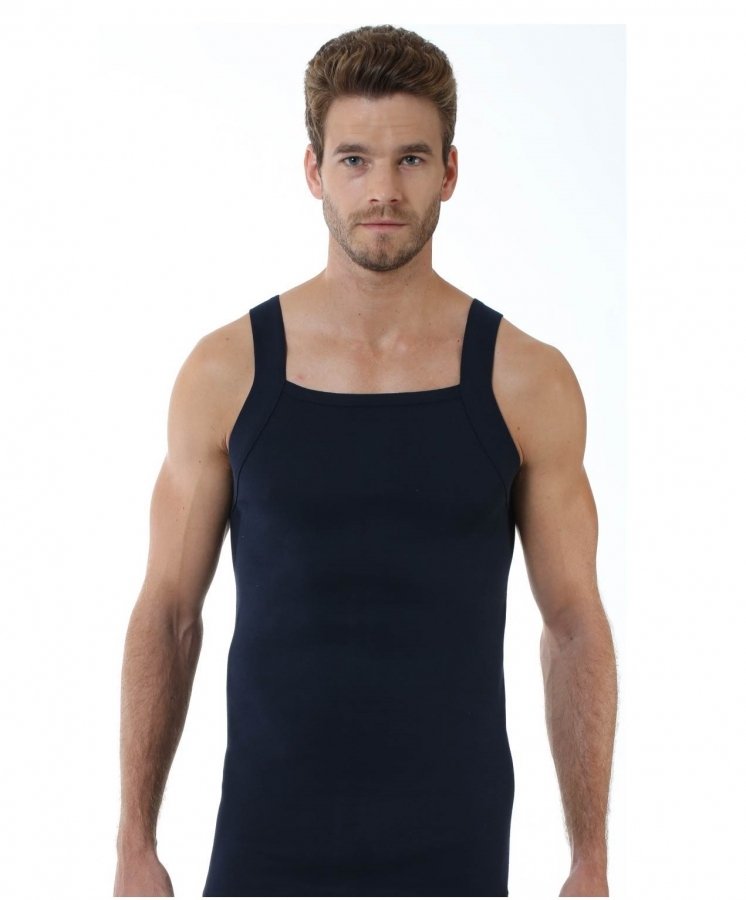 Pamuklu Askılı Spor Atlet Öztaş 1029 - Lacivert