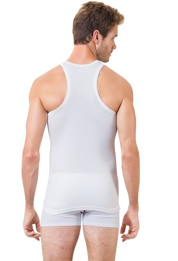 Ribana Pamuklu Beyaz Atlet Öztaş 1069 - Beyaz