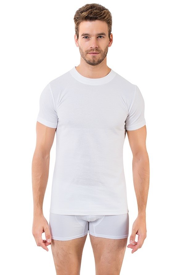 Pamuklu Sıfır Yaka Atlet Öztaş 1003 - Beyaz