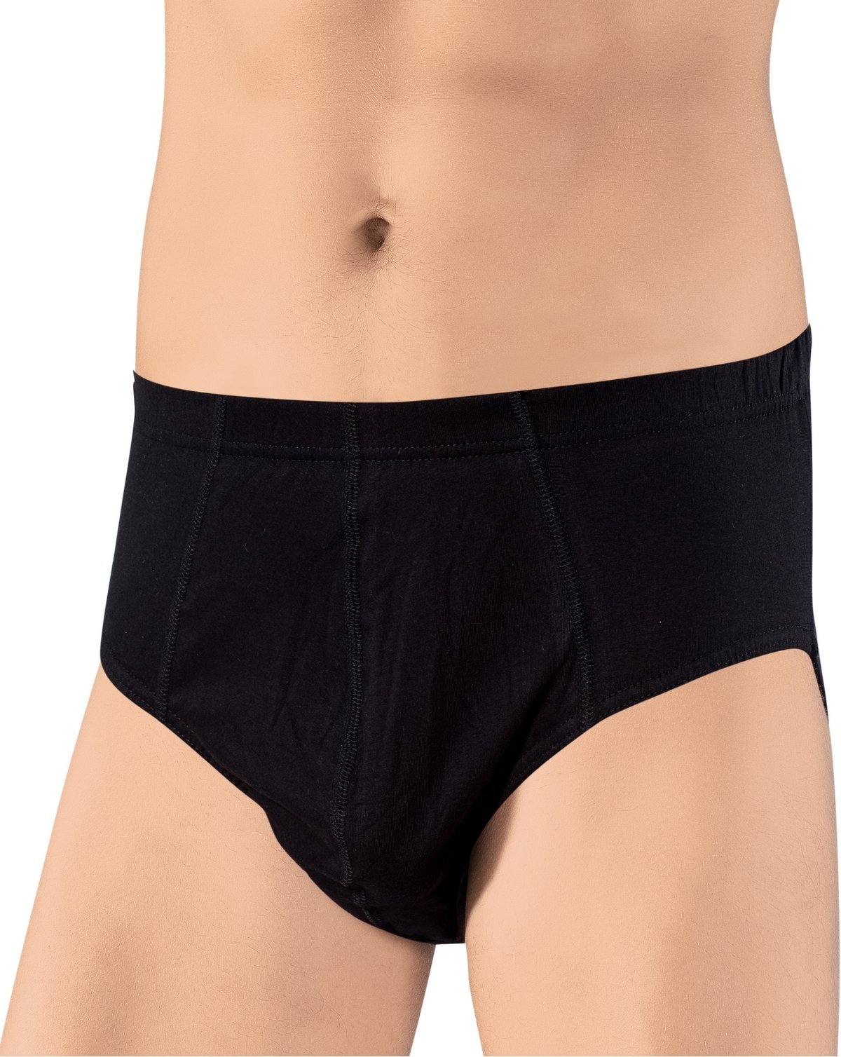 Pamuklu Lastikli Erkek Slip Külot Lüx DRM 171 - Siyah