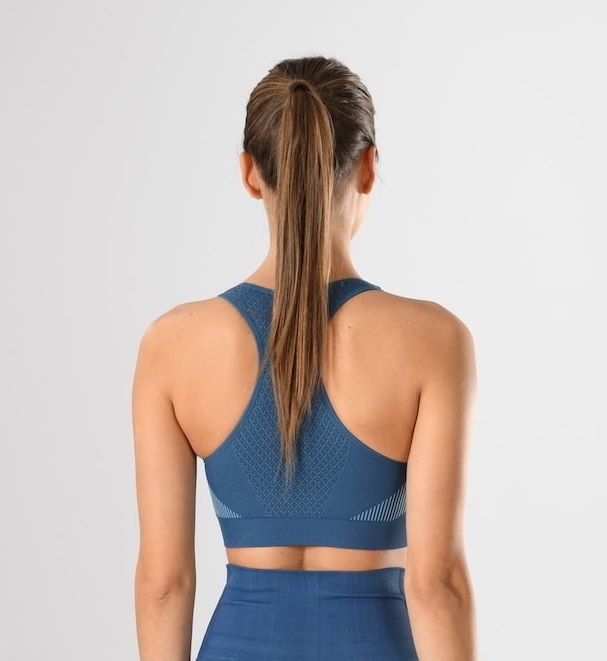 Dört Yönlü Esnek Spor Büstiyer Miss Fit 11178 - Mavi