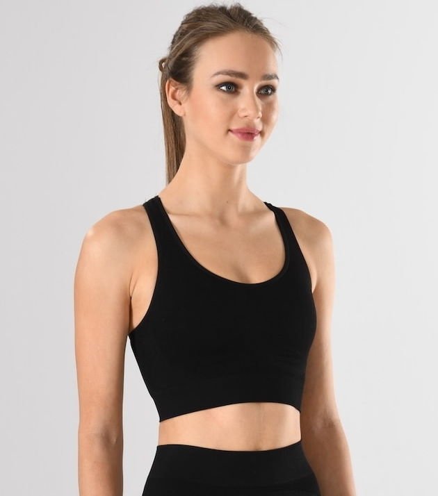 Miss Fit Dikişsiz Örme Sporcu Büstiyer Polyamide Elastane Miss Fit 11167 - Görsel 13