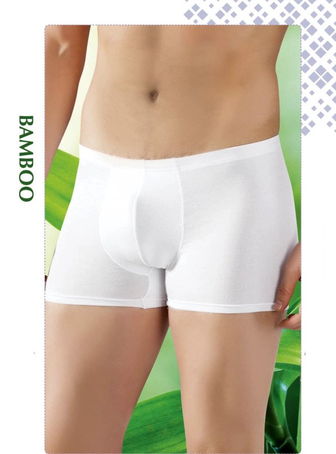 Esnek Bel Lastiği İle Konforlu Boxer Lüx DRM 3910 - Beyaz