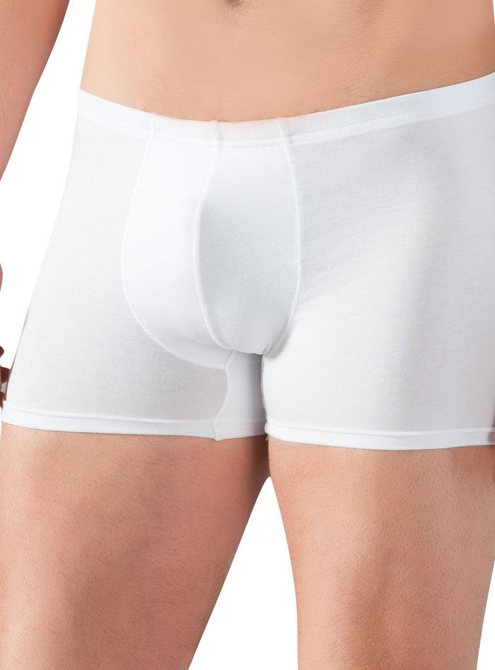 Esnek Bel Lastiği İle Konforlu Boxer Lüx DRM 3910 - Beyaz