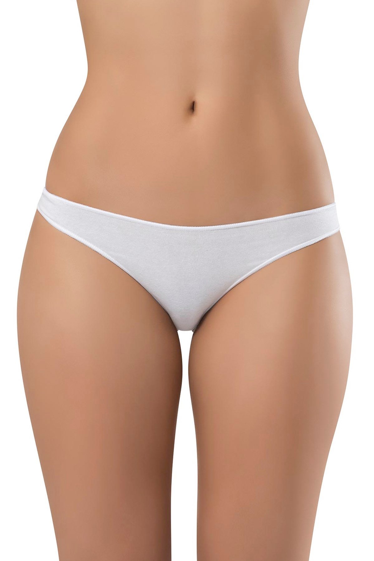 İnce Arka Kesim Tanga Bikini Külot Erdem 7106 - Beyaz