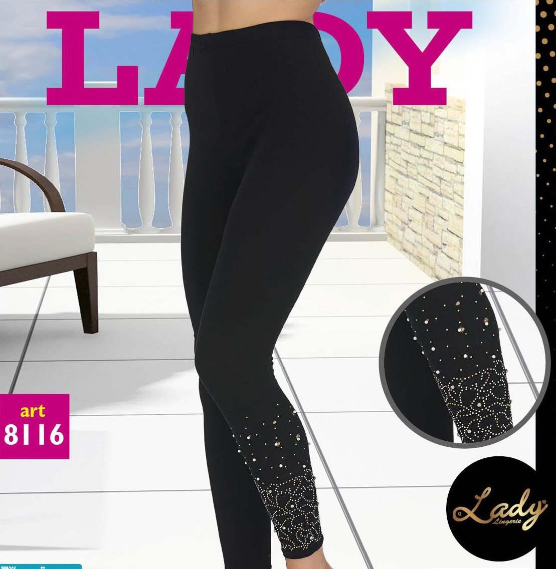 Yüksek Bel Esnek Kapri Tayt Lady 8116 - Görsel