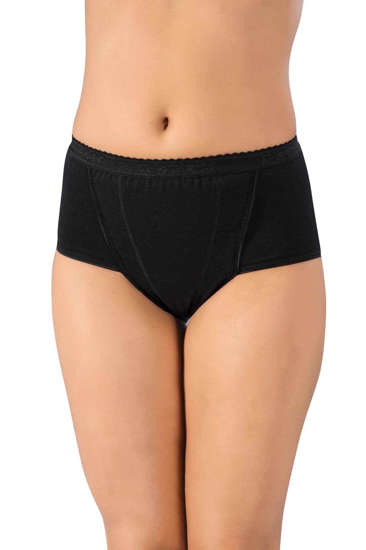 Dikişsiz Yüksek Bel Toparlayıcı Külot Lüx DRM 491 - Siyah